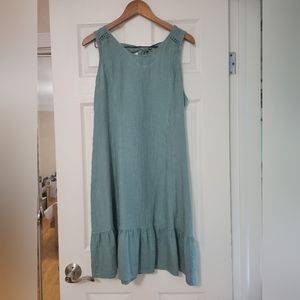 Terzo Millennio Linen Shift Dress